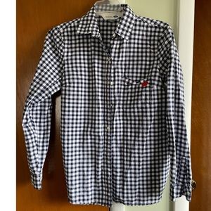 Checkered button up from Old Navy. Size small